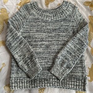 By Together - Women’s boatneck marbled knit sweater - Size Large